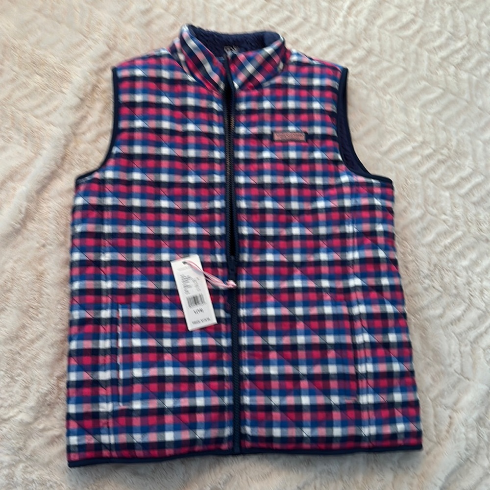 Vineyard vines Sherpa lined vest